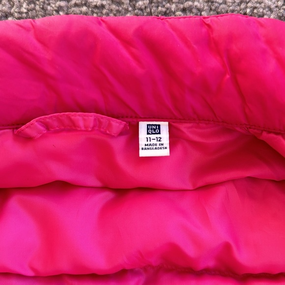 UNIQLO kids Bubblegum pink puffer vest - Picture 8 of 10